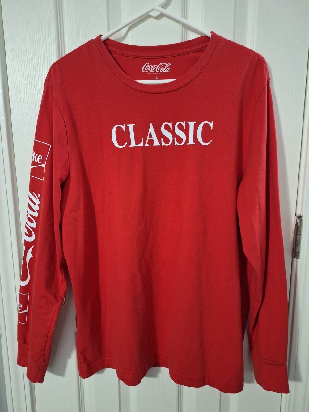 Coca Cola Red 'CLASSIC' Long Sleeve Tee for Men & Women
